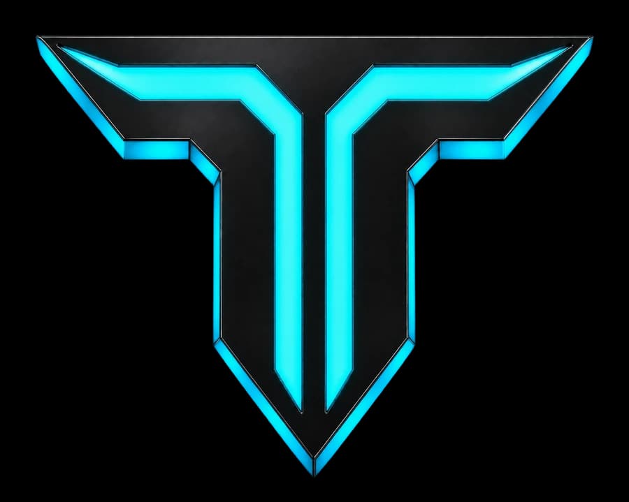 TARHINI SYSTEMS luminous cyan brand mark